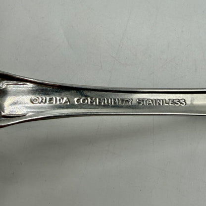 Oneida Community Stainless “Brahms” 7 Piece Serving Set Spoons Casserole Fork /cb