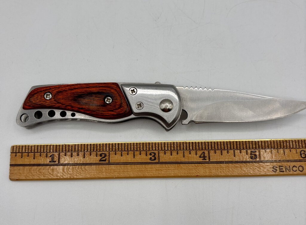 Lot of 3 Switchblade Knives 2 VTG.Italian Style & 1 Stainless /j