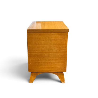 Tri-Bond Furniture Oak 2 Drawer Nightstand