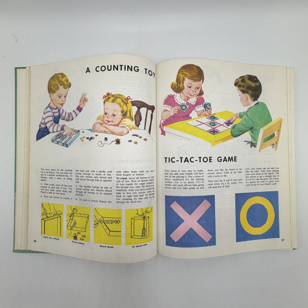 Vintage 1953 McCall’s Giant Golden Make-It Book Children Activity Hardcover Book /cb