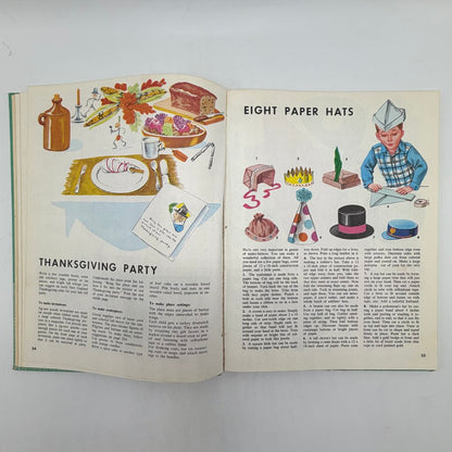 Vintage 1953 McCall’s Giant Golden Make-It Book Children Activity Hardcover Book /cb