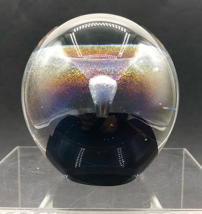 1990 Signed Robert Eickholt Dichroic Veil Fountain Paperweight /b