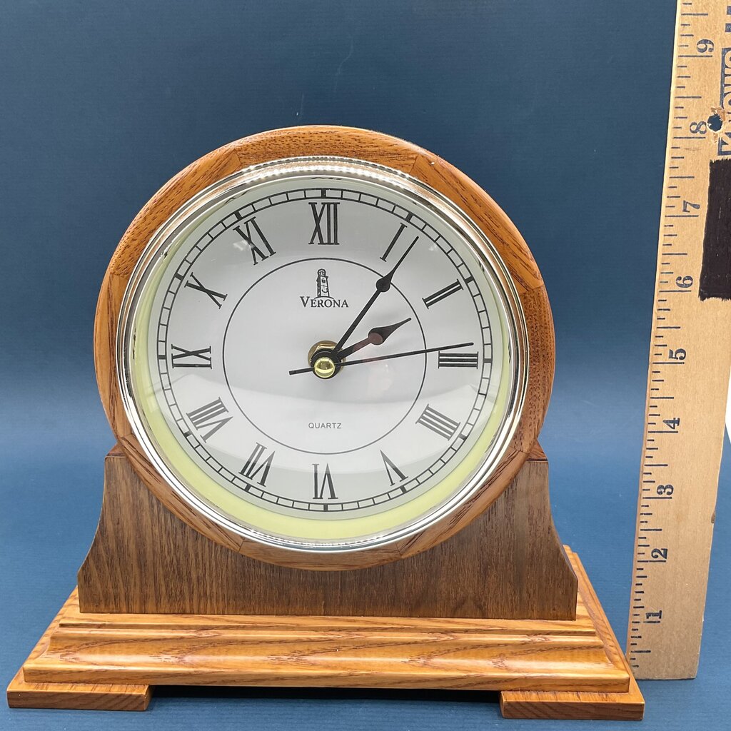 Verona Lovely Home Essentials Decorative Wooden Roman Numeral Analog Clock /f