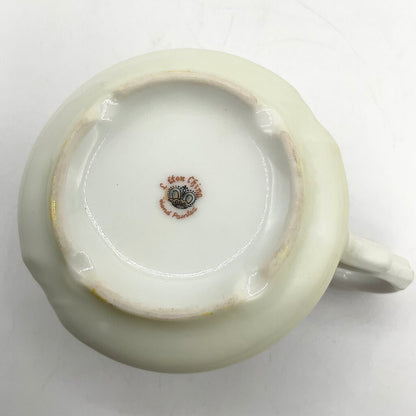 Antique Hand Painted Lefton Heavenly Rose Teacup and Saucer /f
