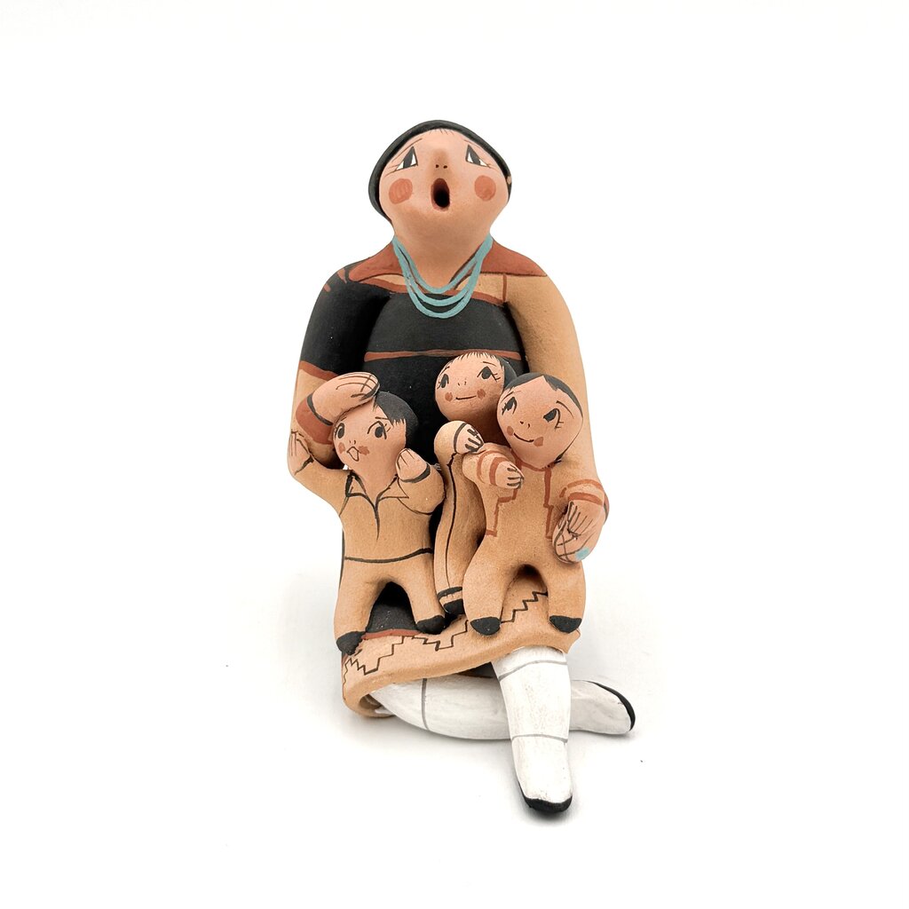 Mary Lucero American Storyteller Terracotta Figurine