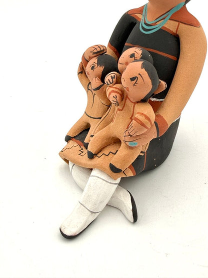 Mary Lucero American Storyteller Terracotta Figurine