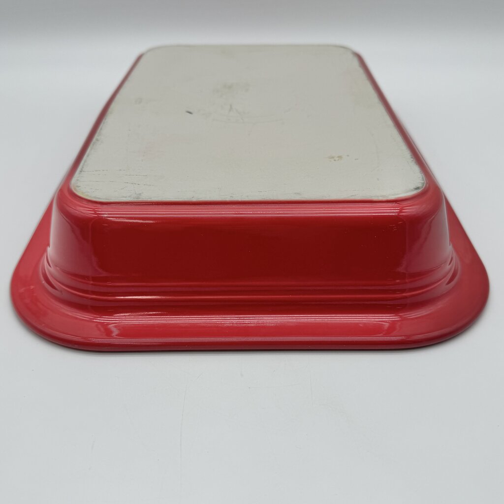 Homer Laughlin Fiesta 9” x 13” Scarlet Red Rectangular Baker/Lasagna Server /cb