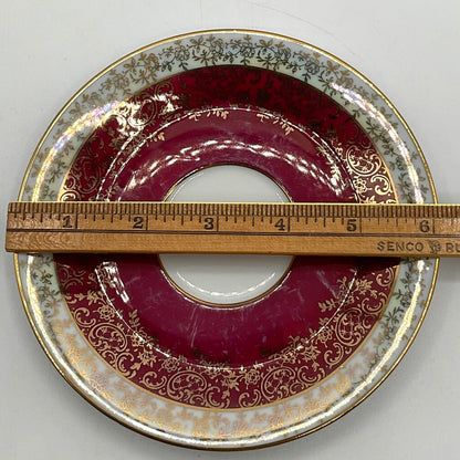 Antique Gerold Porzellan Teacup and Saucer with Dessert Plate /f