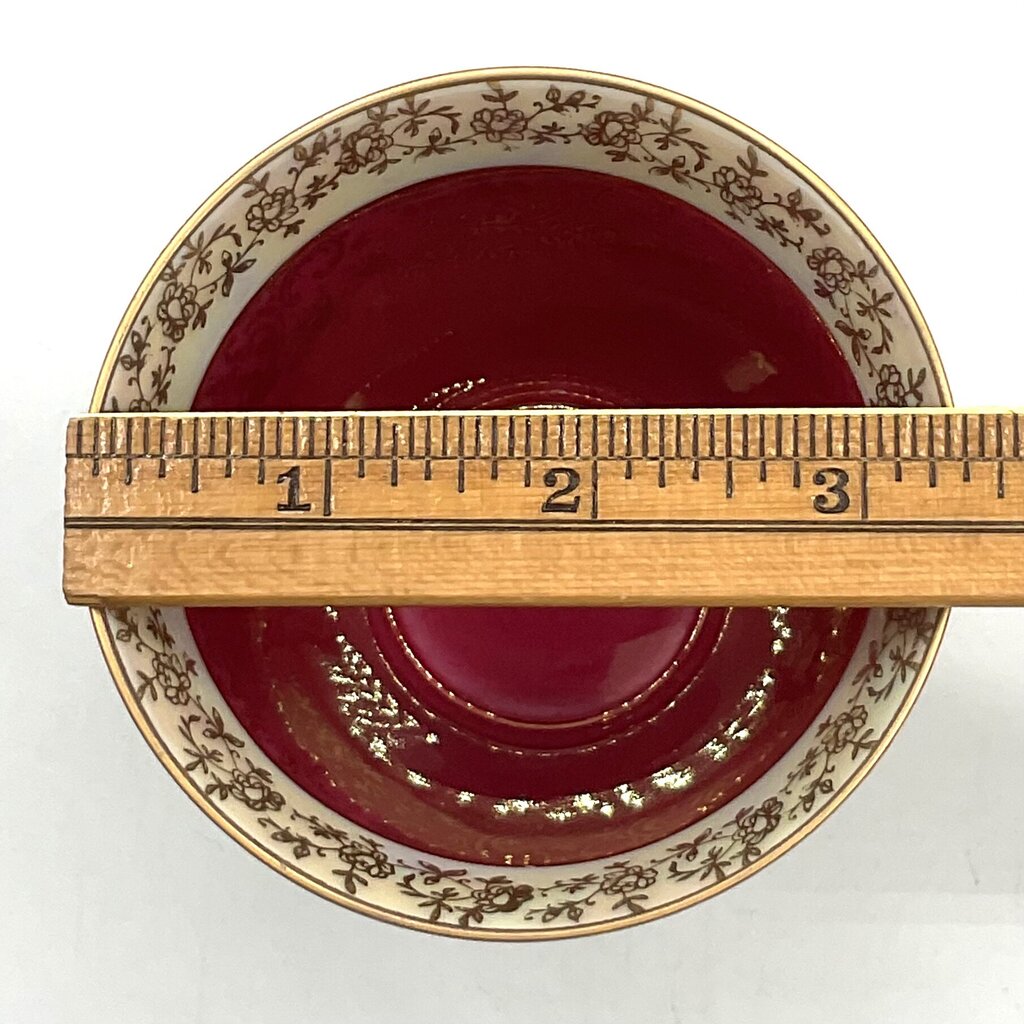 Antique Gerold Porzellan Teacup and Saucer with Dessert Plate /f