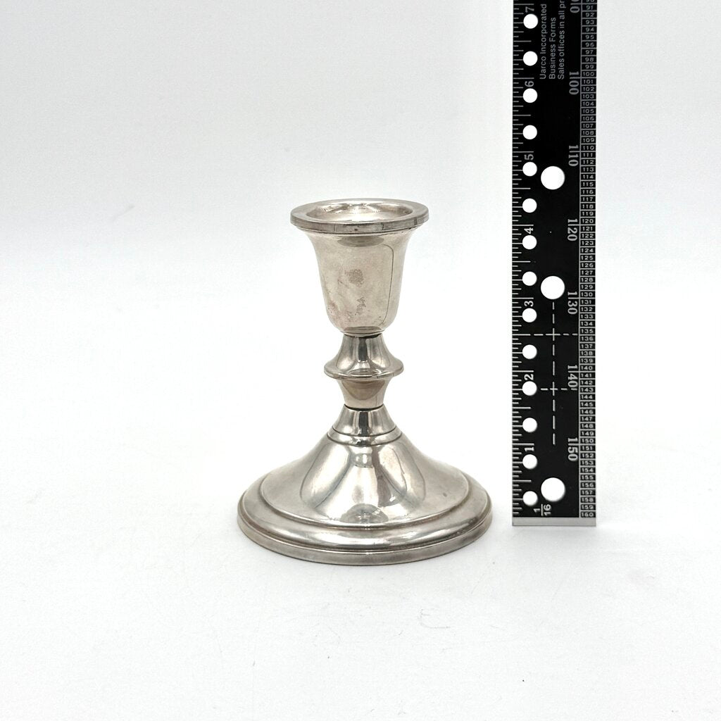 Pair Of Towle Sterling Silver Weighted Candle Stick Holders #734