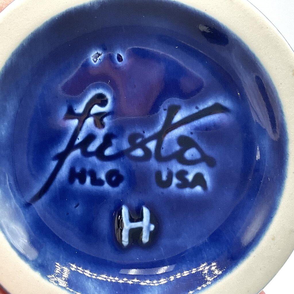 Homer Laughlin Fiesta Retired Cobalt Blue Bud Vase 6” /f