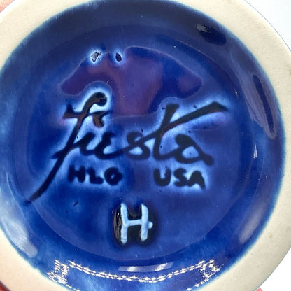 Homer Laughlin Fiesta Retired Cobalt Blue Bud Vase 6” /f