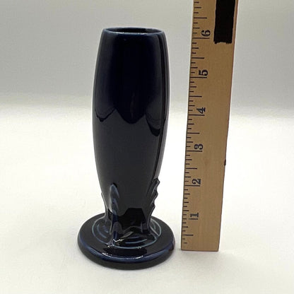 Homer Laughlin Fiesta Retired Cobalt Blue Bud Vase 6” /f