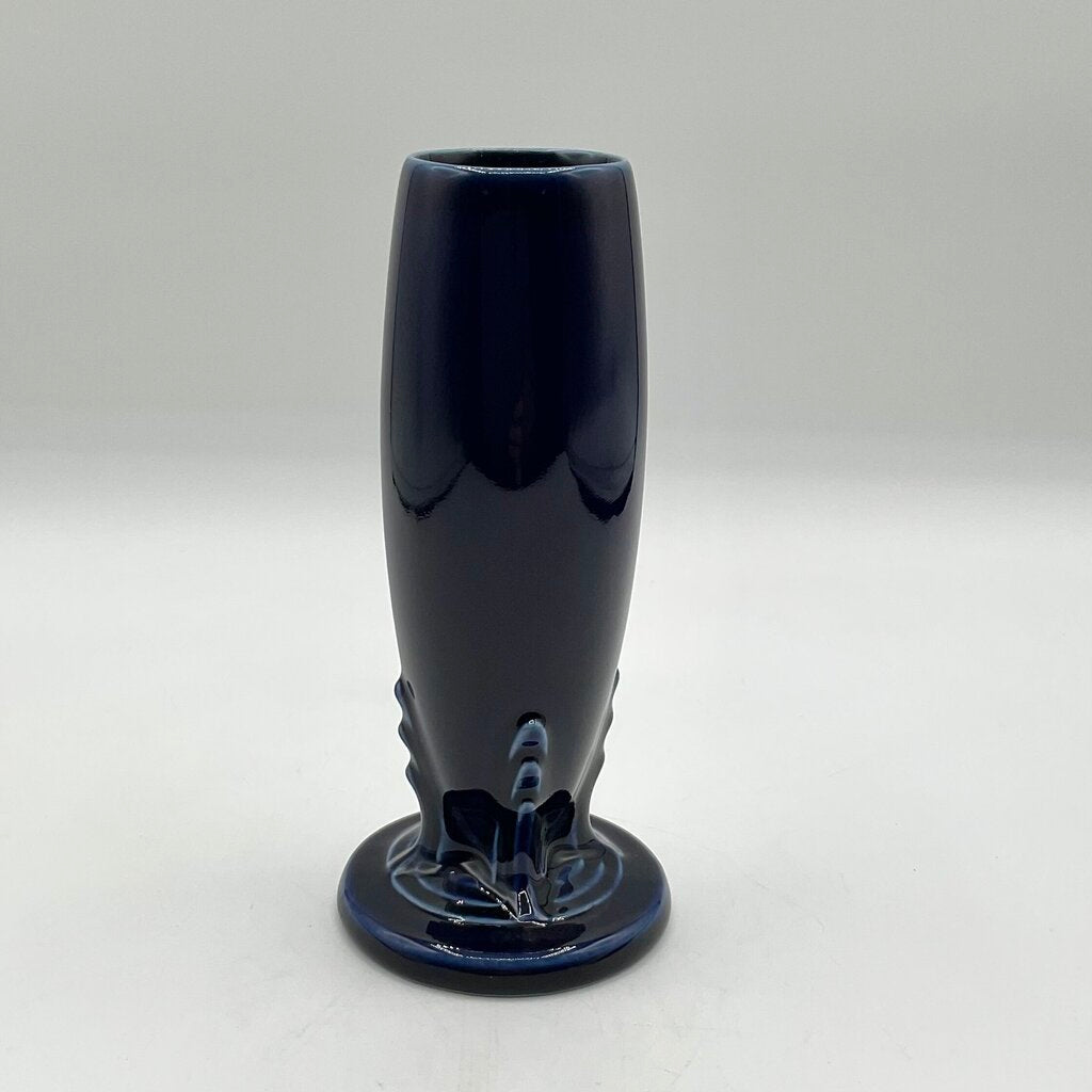 Homer Laughlin Fiesta Retired Cobalt Blue Bud Vase 6” /f