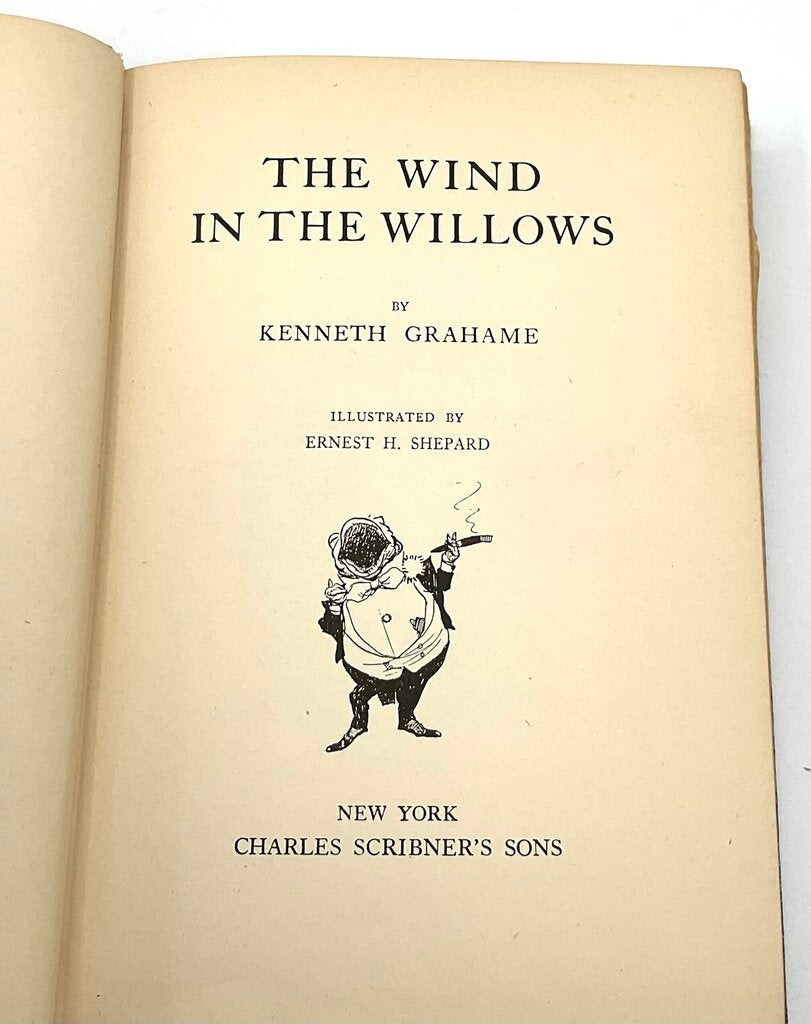 The Wind In The Willows By Kenneth Grahame 1933 Edition /f