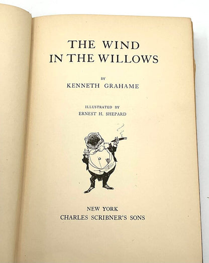 The Wind In The Willows By Kenneth Grahame 1933 Edition /f