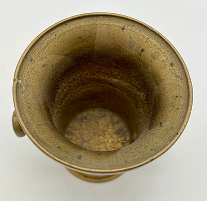 Vtg. Brass Apothecary Mortar & Pestle /j