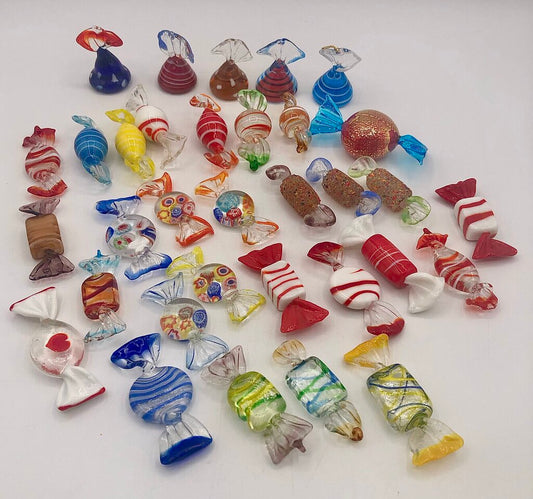 33pc GANZ Blown Glass Candy /b