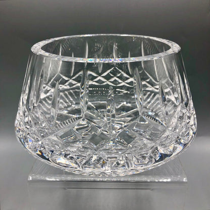 Tyrone Ireland Crystal “Rosses” Bowl w/ Lid /b