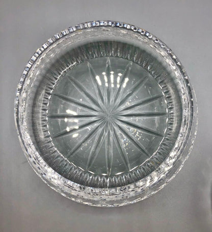 Tyrone Ireland Crystal “Rosses” Bowl w/ Lid /b