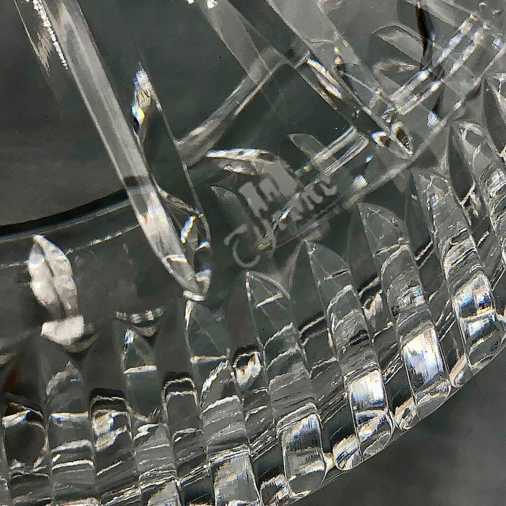 Tyrone Ireland Crystal “Rosses” Bowl w/ Lid /b