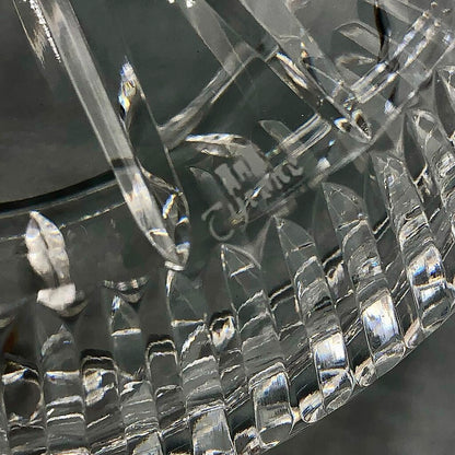 Tyrone Ireland Crystal “Rosses” Bowl w/ Lid /b