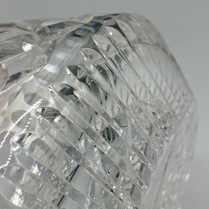 Tyrone Ireland Crystal “Rosses” Bowl w/ Lid /b