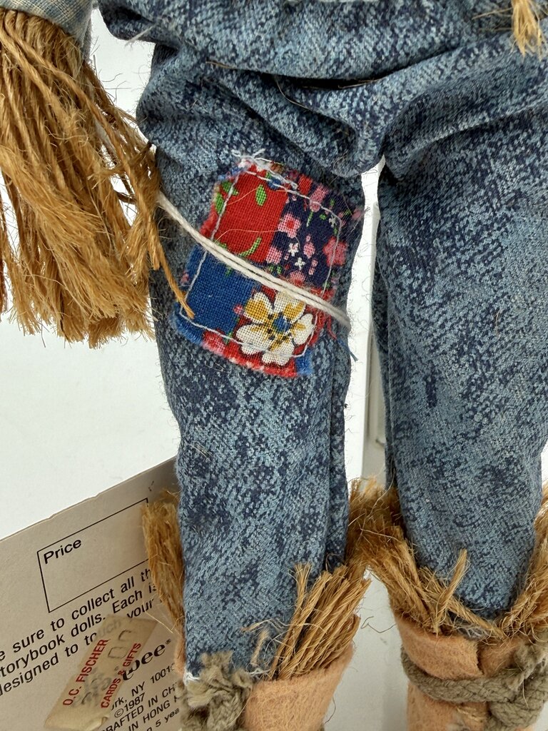 VTG Effanbee Storybook Series Straw Man Wizard Of Oz Vinyl Doll
