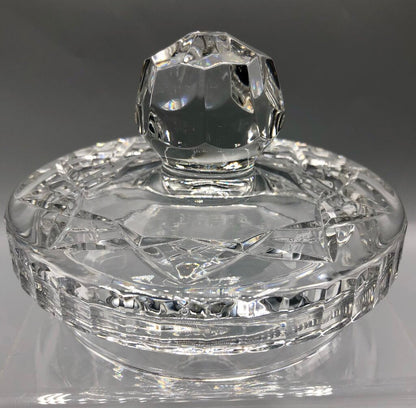 Tyrone Ireland Crystal “Rosses” Bowl w/ Lid /b