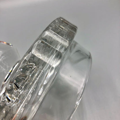 Tyrone Ireland Crystal “Rosses” Bowl w/ Lid /b