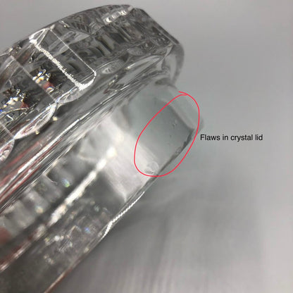Tyrone Ireland Crystal “Rosses” Bowl w/ Lid /b