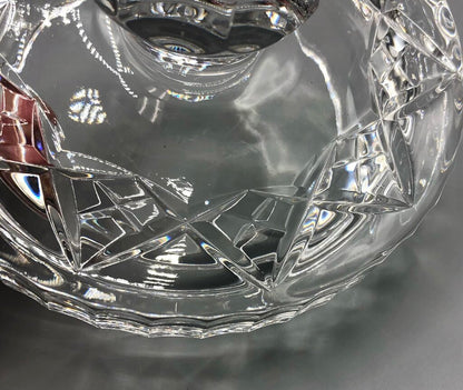 Tyrone Ireland Crystal “Rosses” Bowl w/ Lid /b