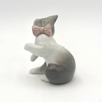 VTG Lladro Cat and Mouse Porcelain Figurine no. 5236