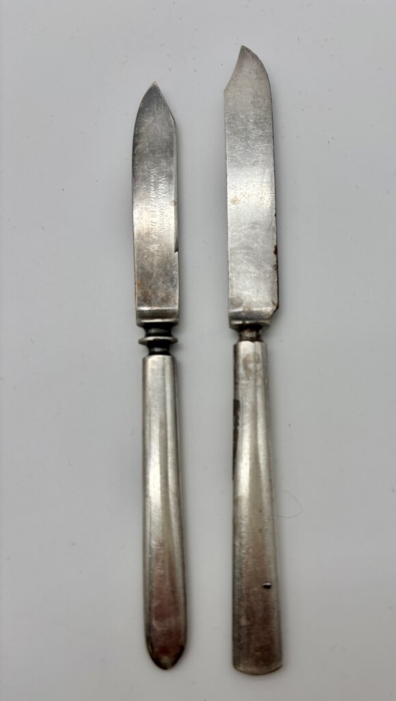 Mismatched Lot of 22 Vtg. Silver-plate Spoons, Forks & Knives /j