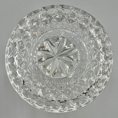 Vintage Imperial 24% Lead Crystal Biscuit/Candy Jar 8 Inches Made in Poland /cb