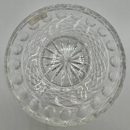 Vintage Imperial 24% Lead Crystal Biscuit/Candy Jar 8 Inches Made in Poland /cb
