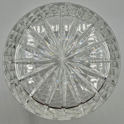 Vintage Imperial 24% Lead Crystal Biscuit/Candy Jar 8 Inches Made in Poland /cb