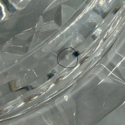 Vintage Imperial 24% Lead Crystal Biscuit/Candy Jar 8 Inches Made in Poland /cb