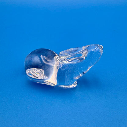 VTG Cristal De Sevres Crystal Rabbit w/ Certificate By Franklin Mint