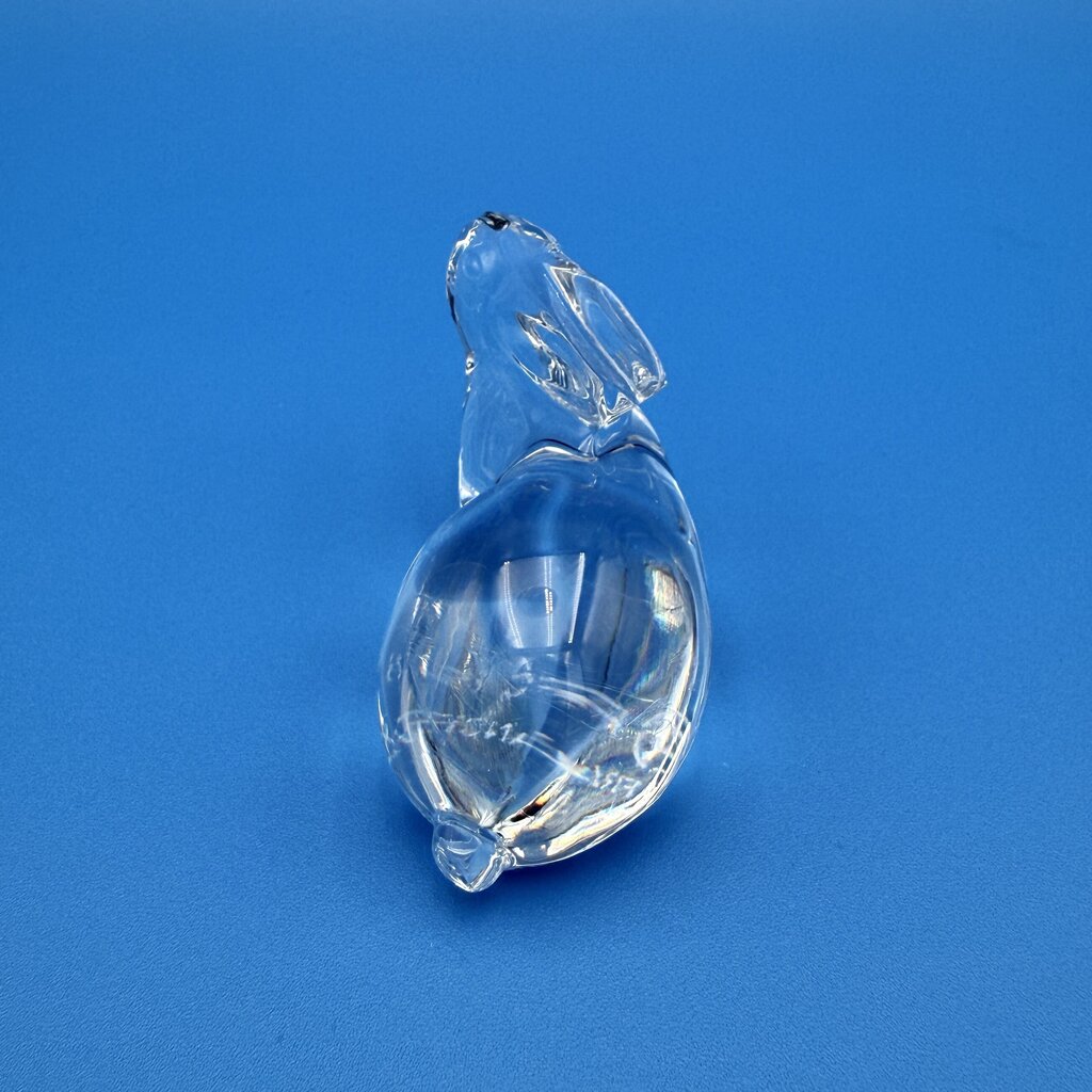 VTG Cristal De Sevres Crystal Rabbit w/ Certificate By Franklin Mint