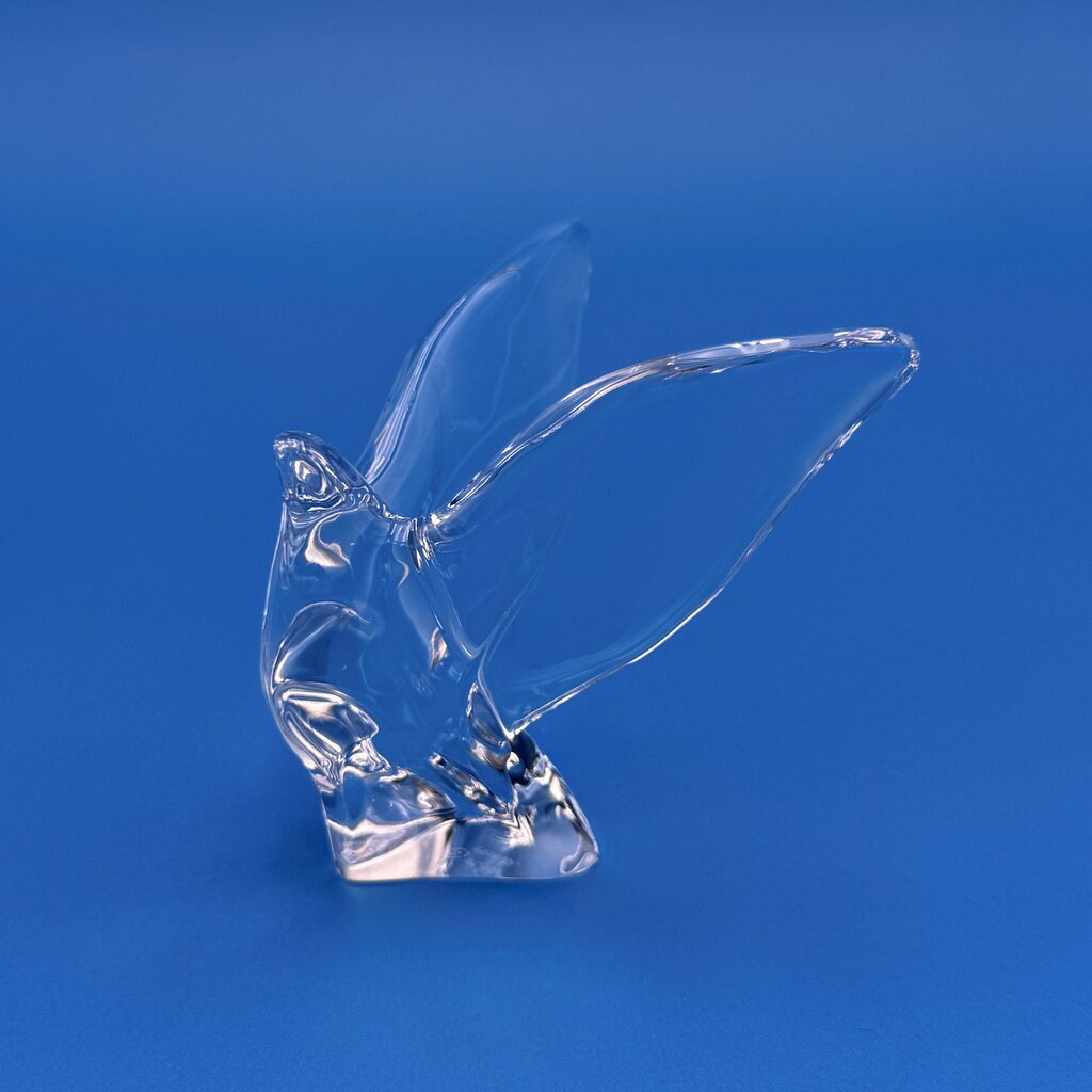 VTG Cristal De Sevres Crystal Seagull w/ Certificate By Franklin Mint