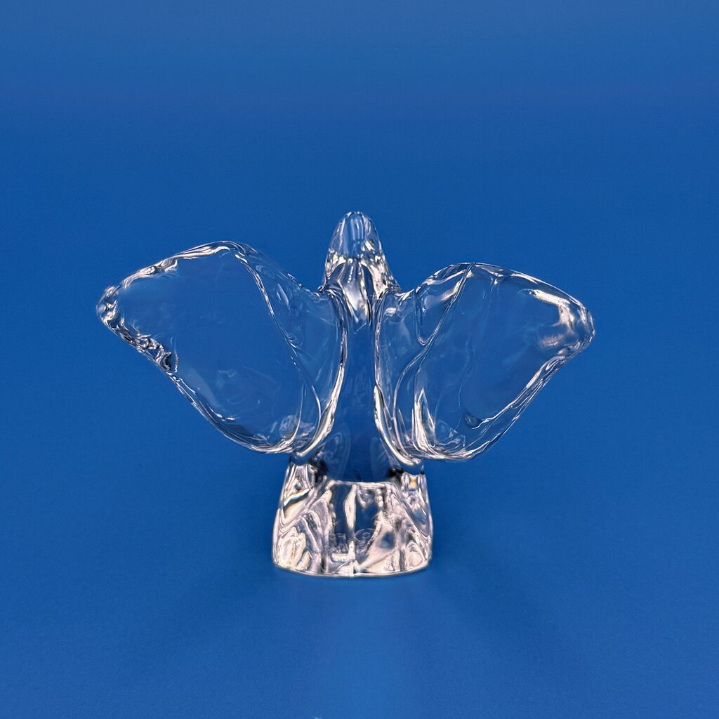 VTG Cristal De Sevres Crystal Seagull w/ Certificate By Franklin Mint