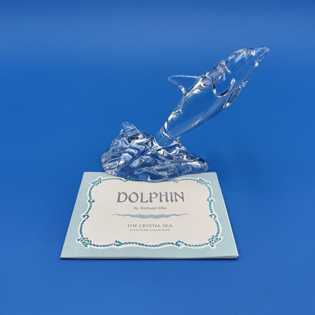 Set Of 5 Franklin Mint Crystal Sea Sculpture Collection By Richard Ellis