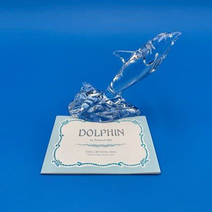 Set Of 5 Franklin Mint Crystal Sea Sculpture Collection By Richard Ellis
