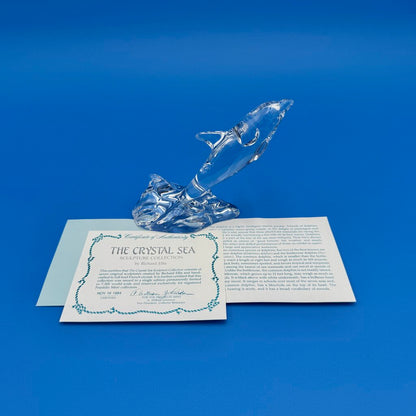 Set Of 5 Franklin Mint Crystal Sea Sculpture Collection By Richard Ellis