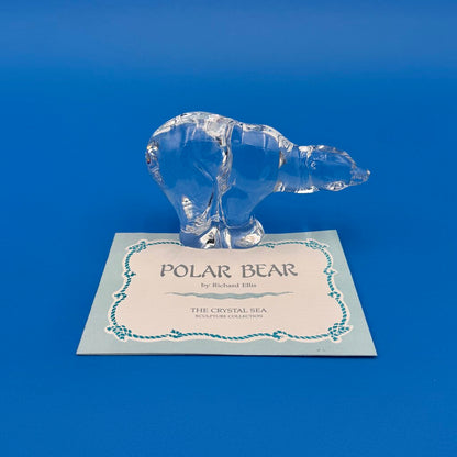Set Of 5 Franklin Mint Crystal Sea Sculpture Collection By Richard Ellis