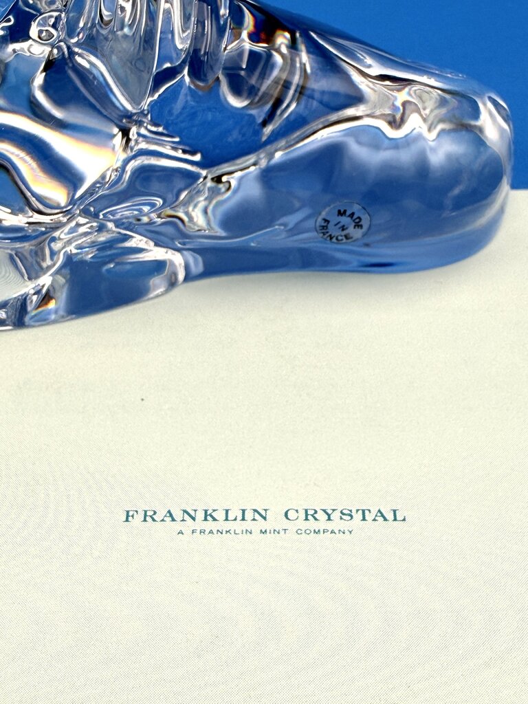 Set Of 5 Franklin Mint Crystal Sea Sculpture Collection By Richard Ellis