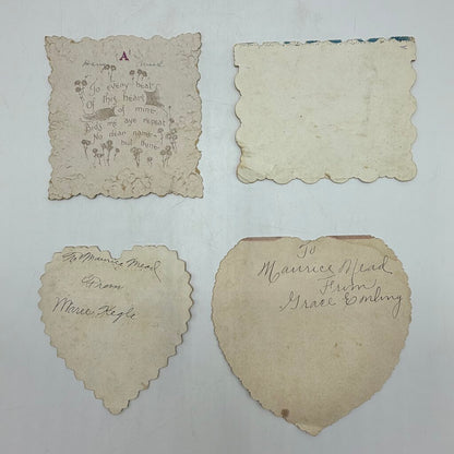 Lot of 13 Antique Valentine’s Day Cards Embossed Die Cut Pop Up /cb