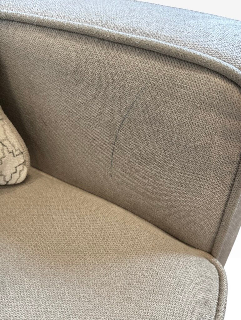 Tan Gray Folding Couch Bed with Pillows