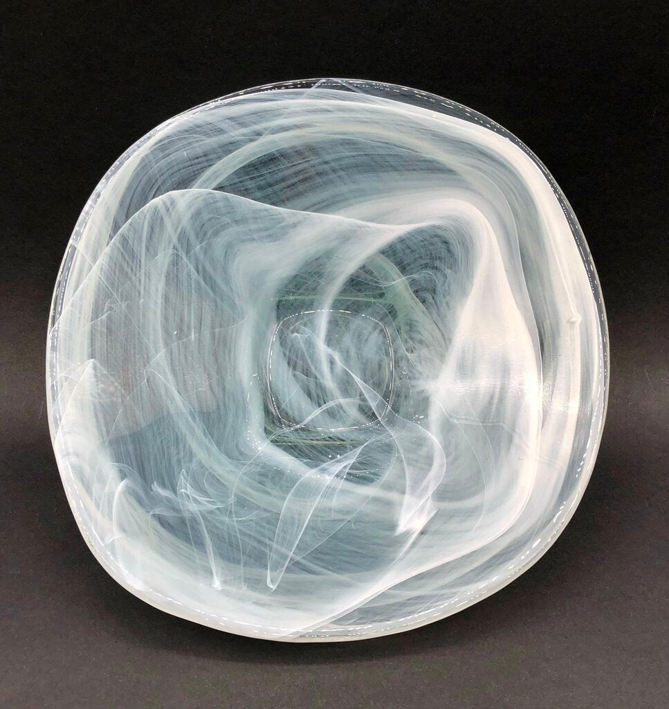 Vidrios San Miguel Recycled Blown Glass Decorative Bowl /b